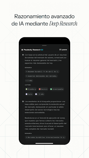 Captura de pantalla de Perplexity - Ask Anything