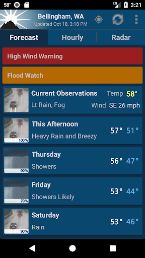 Captura de pantalla de NOAA Weather Unofficial (Pro)
