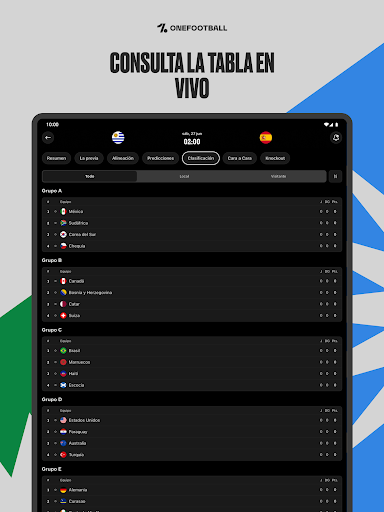 Captura de pantalla de OneFootball: Resultados Fútbol