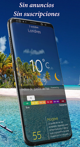Captura de pantalla de Widget pronóstico del tiempo