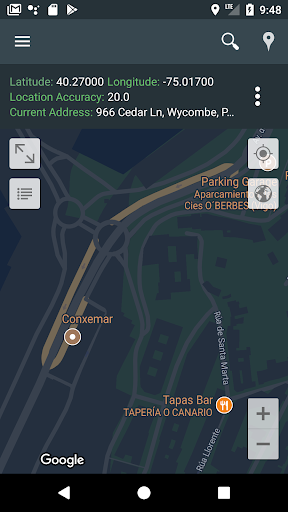 Captura de pantalla de Mi ubicación: mapas GPS