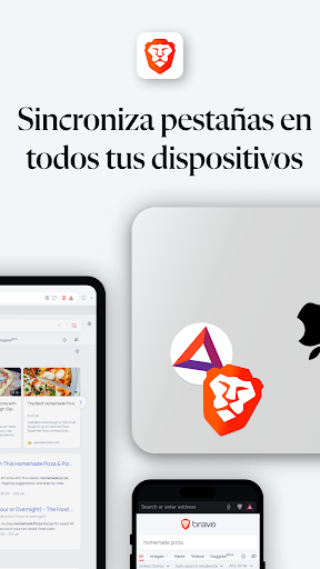 Captura de pantalla de Navegador web privado Brave