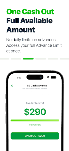 B9: Cash Advance & Banking screenshot