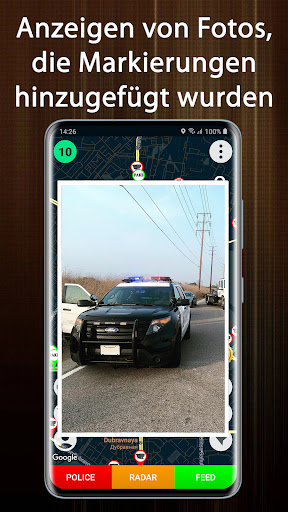 Polizei Detektor Blitzer Radar Screenshot