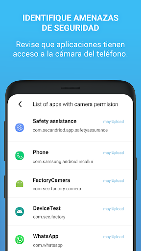 Captura de pantalla de Bloqueador Camara - Anti espia