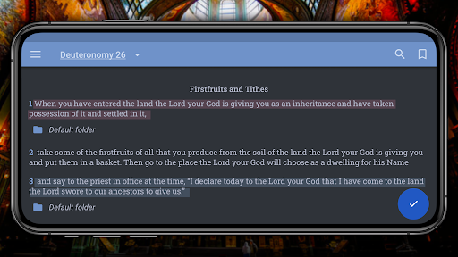 Captura de pantalla de NKJV Bible offline app