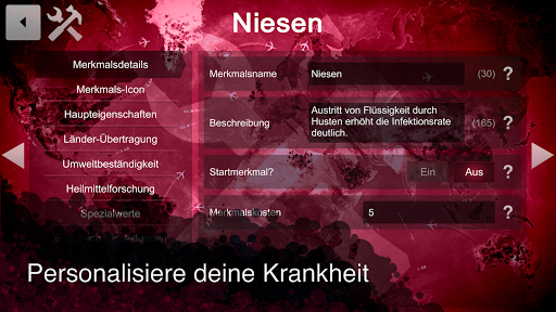 Plague Inc: Szenarioersteller Screenshot