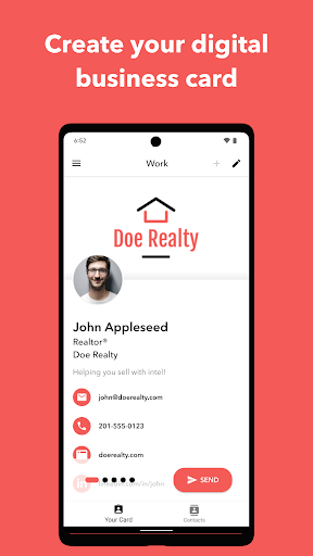 Captura de pantalla de Blinq: Digital Business Card