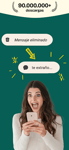 Captura de pantalla de WAMR: mensajes eliminados