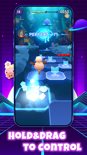 Captura de pantalla de Dream Hop - 3D Dash Mágico