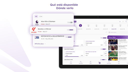 Captura de pantalla de beIN SPORTS