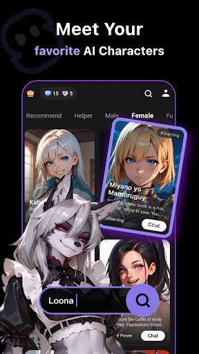 Captura de pantalla de Suka:Personaje AI&Historia AI