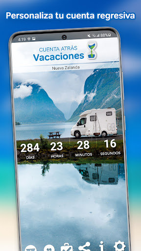 Captura de pantalla de Cuenta atrás de vacaciones
