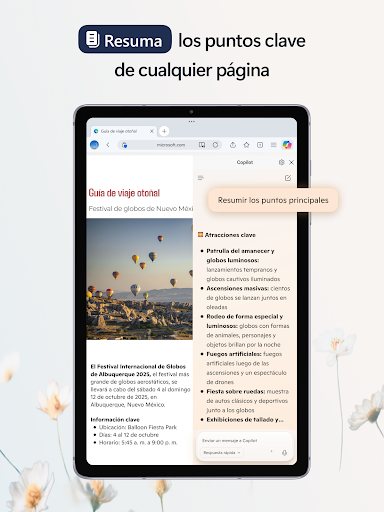 Captura de pantalla de Microsoft Edge
