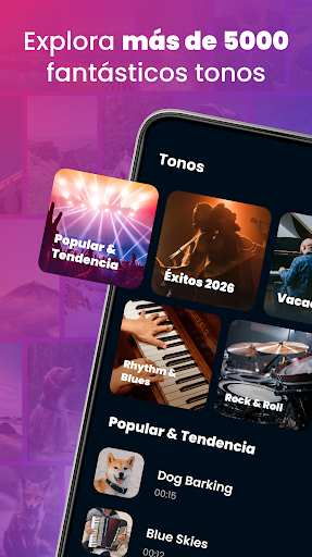 Captura de pantalla de Tonos de Llamadas para Celular