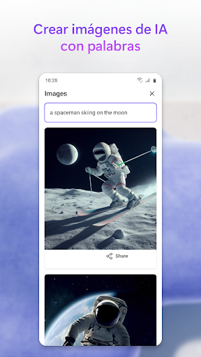 Captura de pantalla de Microsoft Designer