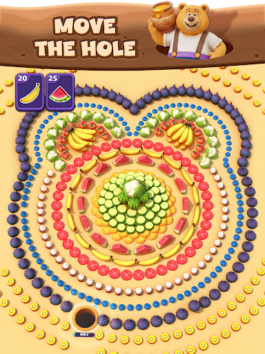 Captura de pantalla de Hole Em All: Black hole game