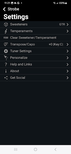 Strobe Screenshot