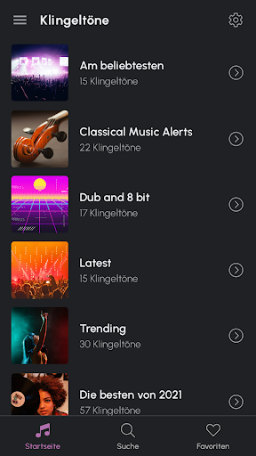 Klingeltöne Hintergrundbilder Screenshot