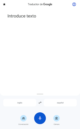 Captura de pantalla de Traductor de Google