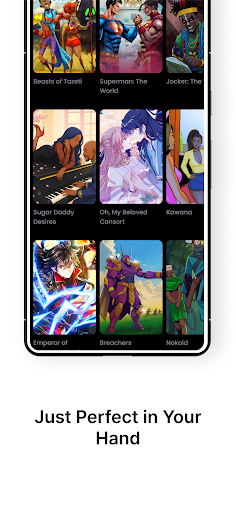 Captura de pantalla de Zebra Comics: Webtoons & Manga