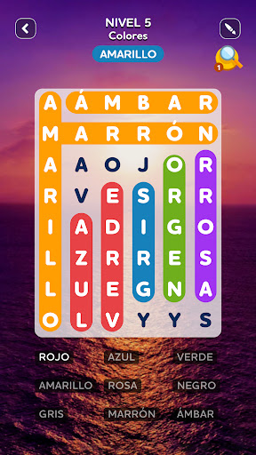 Captura de pantalla de Sopas de Letras Español