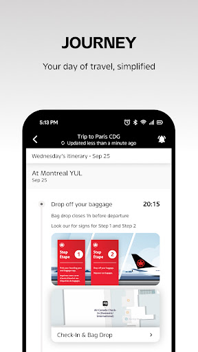Captura de pantalla de Air Canada + Aeroplan