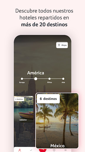 Captura de pantalla de RIU Hotels & Resorts