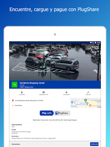 Captura de pantalla de PlugShare