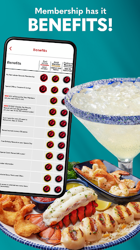 Captura de pantalla de Red Lobster Dining Rewards App