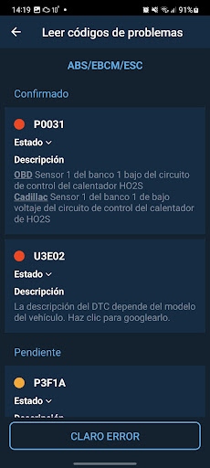 Captura de pantalla de Obd Mary - Car Scanner for ELM