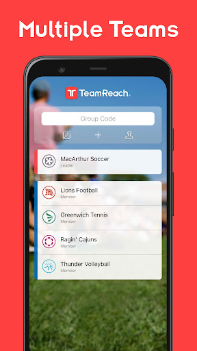 Captura de pantalla de TeamReach - Your Team App