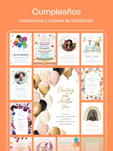Captura de pantalla de Crea Tarjetas de Invitación