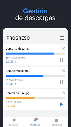 Captura de pantalla de Descargar videos - Descargador