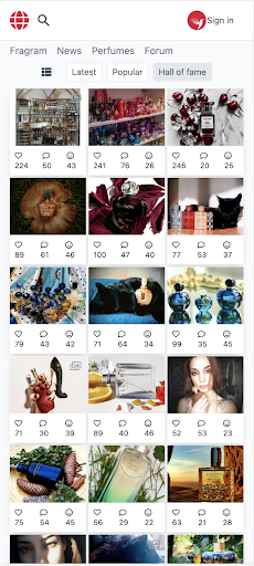 Fragrantica Perfumes screenshot