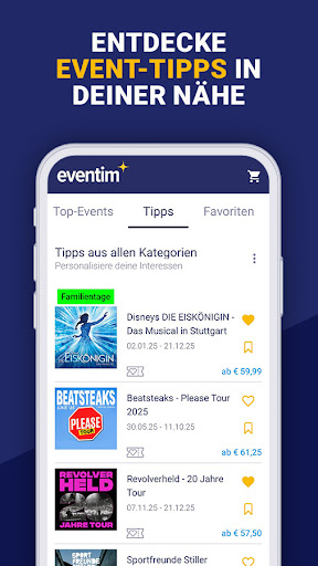 EVENTIM DE: Tickets für Events Screenshot