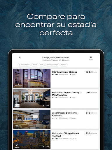 Captura de pantalla de Hoteles y Recompensas IHG