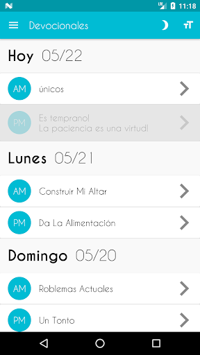 Captura de pantalla de Biblia Devocional