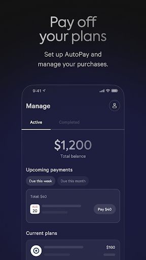 Captura de pantalla de Affirm: Buy now, pay over time