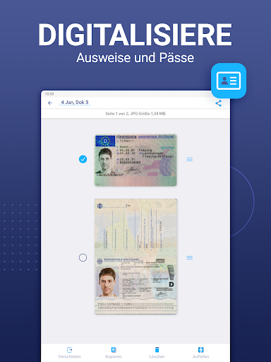 iScanner: PDF-Scanner-App Screenshot