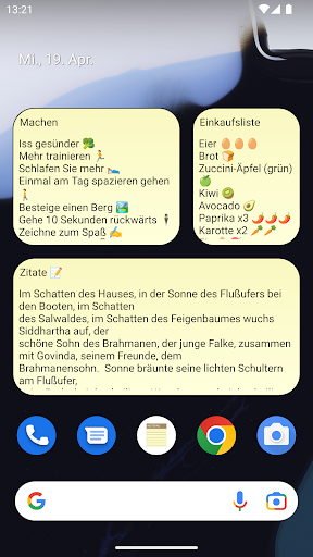 Notepad - einfache Notizen Screenshot