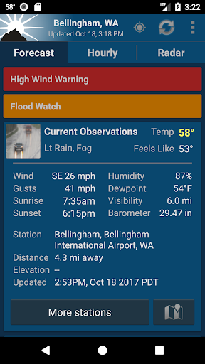 Captura de pantalla de NOAA Weather Unofficial (Pro)