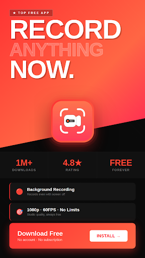 Background Video Recorder App screenshot