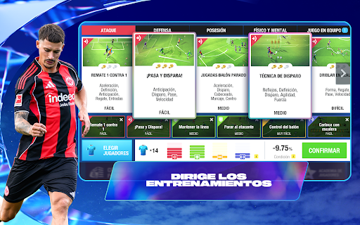 Captura de pantalla de Top Eleven: Manager de Fútbol
