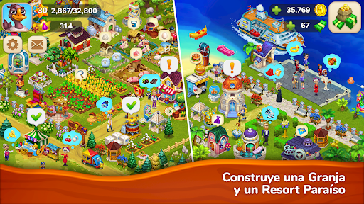 Captura de pantalla de Farmington – Juego de granja