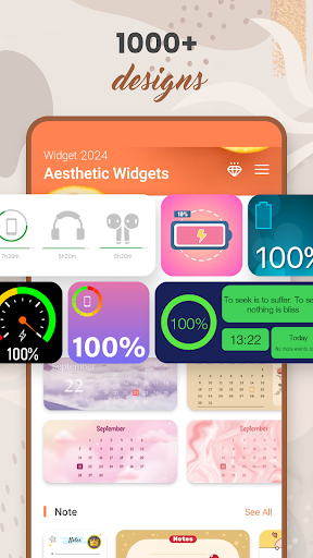 Captura de pantalla de Widgets 2026: Widget y Temas