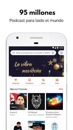 Captura de pantalla de Aplicación de podcast: Castbox