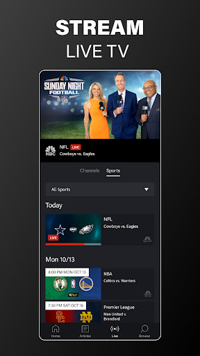 NBC Sports screenshot