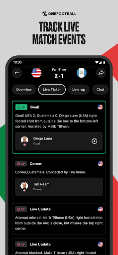 OneFootball Live Soccer scores screenshot