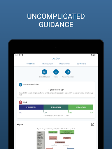 Captura de pantalla de ASCCP Management Guidelines